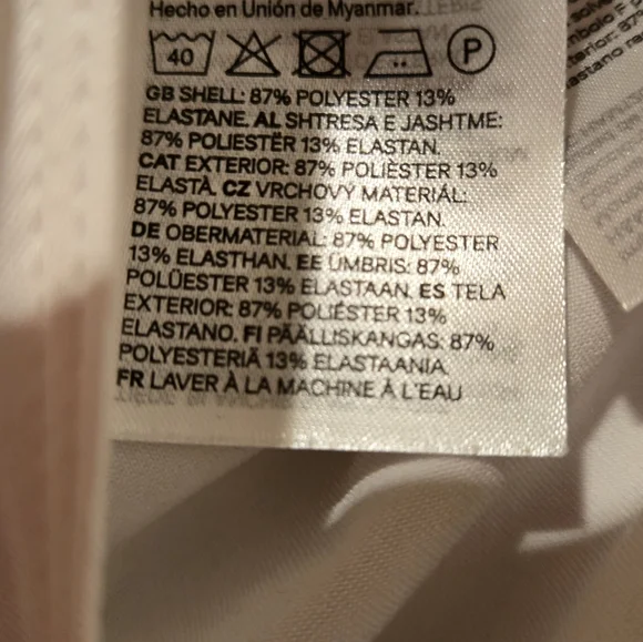 🌃NWT H&M White Long Sleeve Bodysuit - Picture 5 of 5